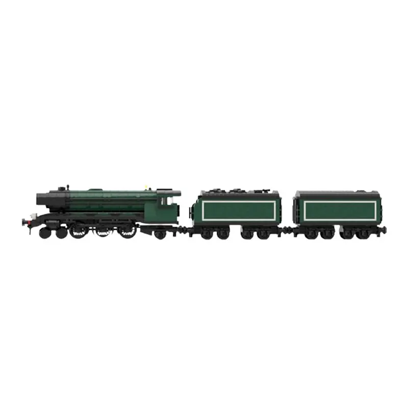 MOC-99054 Treinserie Flying Scotsman - LNER Klasse A3 (8w) bouwstenen, doe-het-zelf-model, stenen monteren, speelgoed verjaardagscadeau