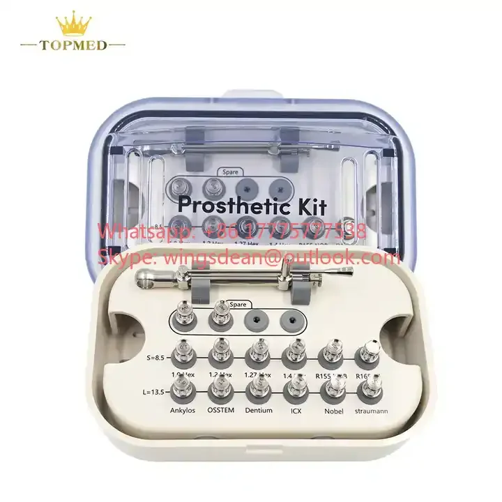 Universal ประแจแรงบิด Prosthetic Kit 1.0\1.2\1.27\1.4 Hex Fixture สกรูซ่อมเครื่องมือ