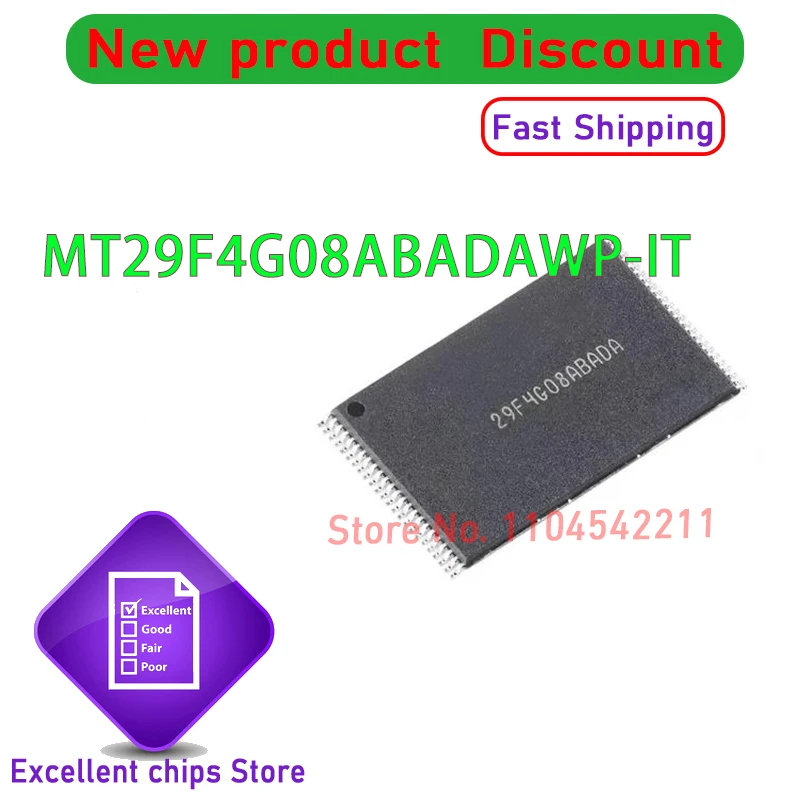 MT29F4G08ABADAWP-IT:D 29F4G08ABADA SOP48  2PCS-50PCS/LOT