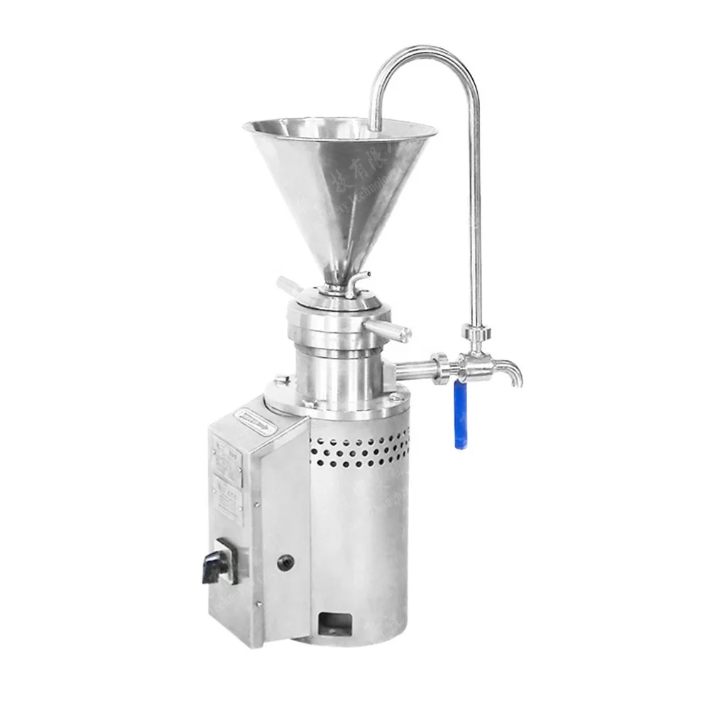 Economical Stainless Steel Vertical Colloid Mill Peanut Butter Grinding Machine Colloid Mill for Rapeseed Oil Sesame Paste