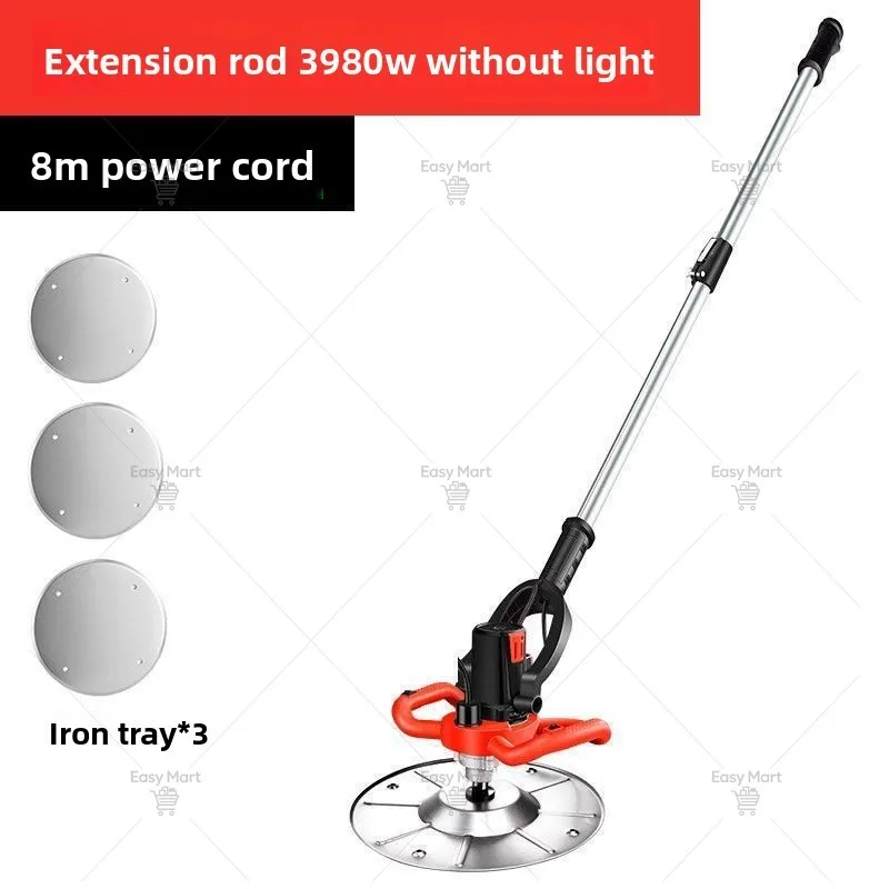 Lithium Battery Small Cement Concrete Polisher Wall Plaster Small Flat Cement Electric Trowel Road Surface Light Collector