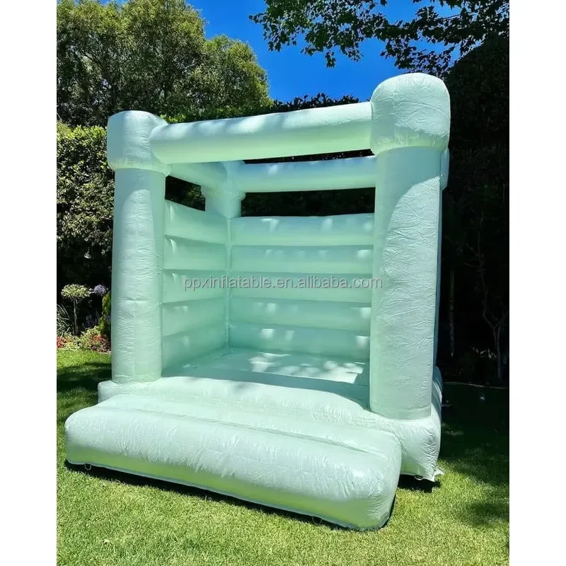 New Inflatable Solid Color Bounce Outdoor Large Inflatable Simple Trampolines for Kid Jump Small Bouncing Castle