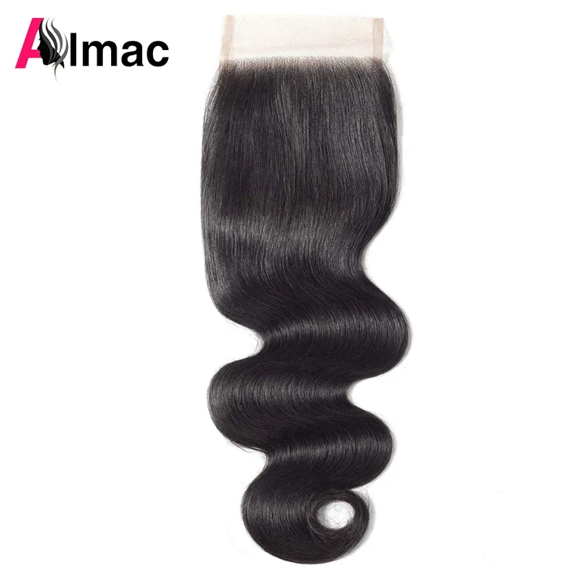Ombre Honey Blonde Body Wave 4x4 Lace Closure Remy Indian Hair With Swiss Lace 1B 27 30 Natural Color Hair Free Part 10-18 Inch - Image 2