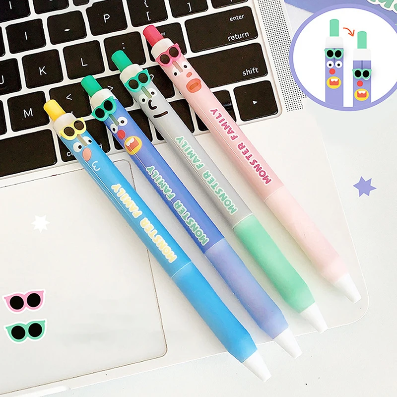 Kawaii Schreibstift schwarze Tinte 0,5mm Gel stift Hochleistungs-Gel schreiber Schreibwaren Büro Schul material