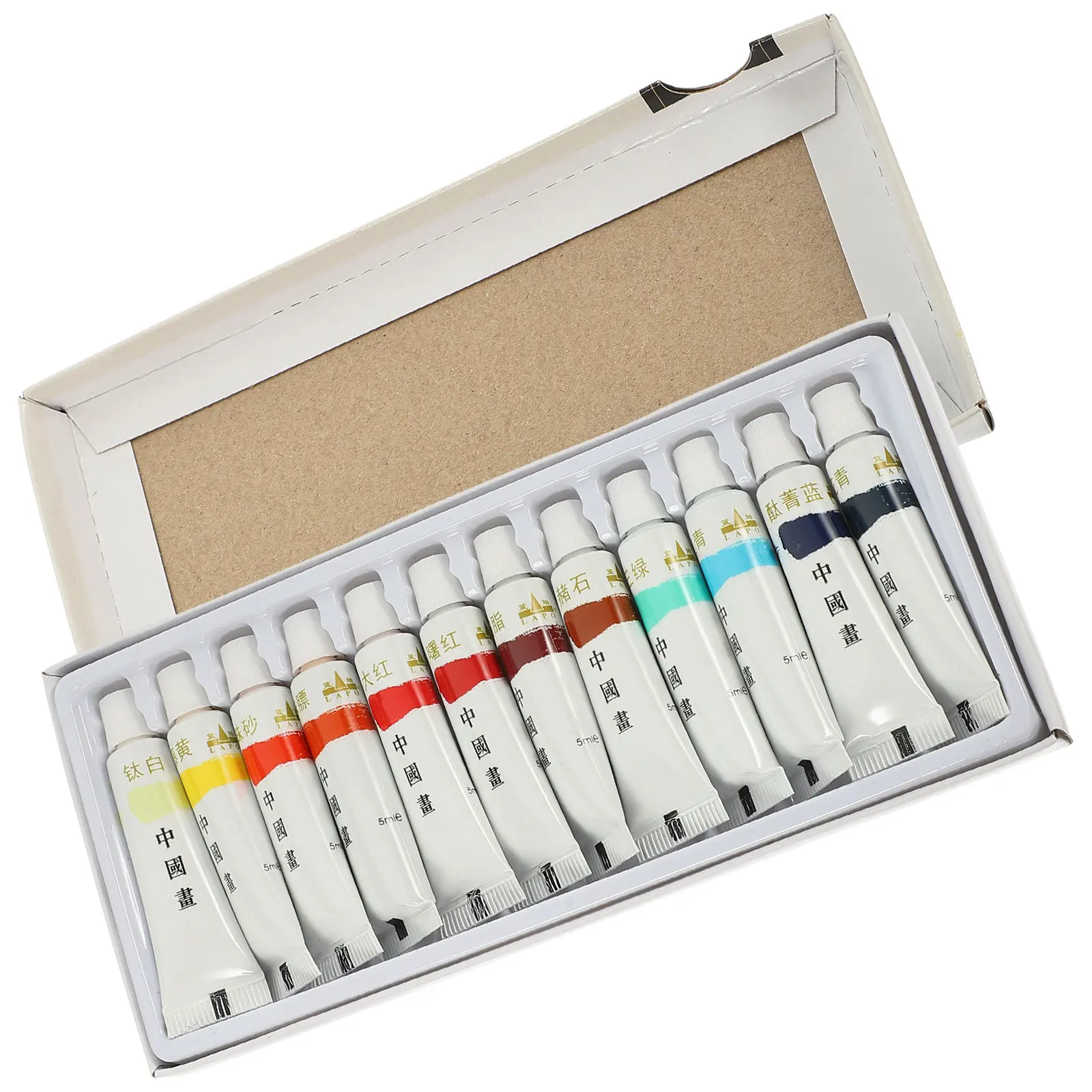 1Set Chinese Landscape Painting Pigments Multi-Color Set for Traditional Drawing and Painting Supply