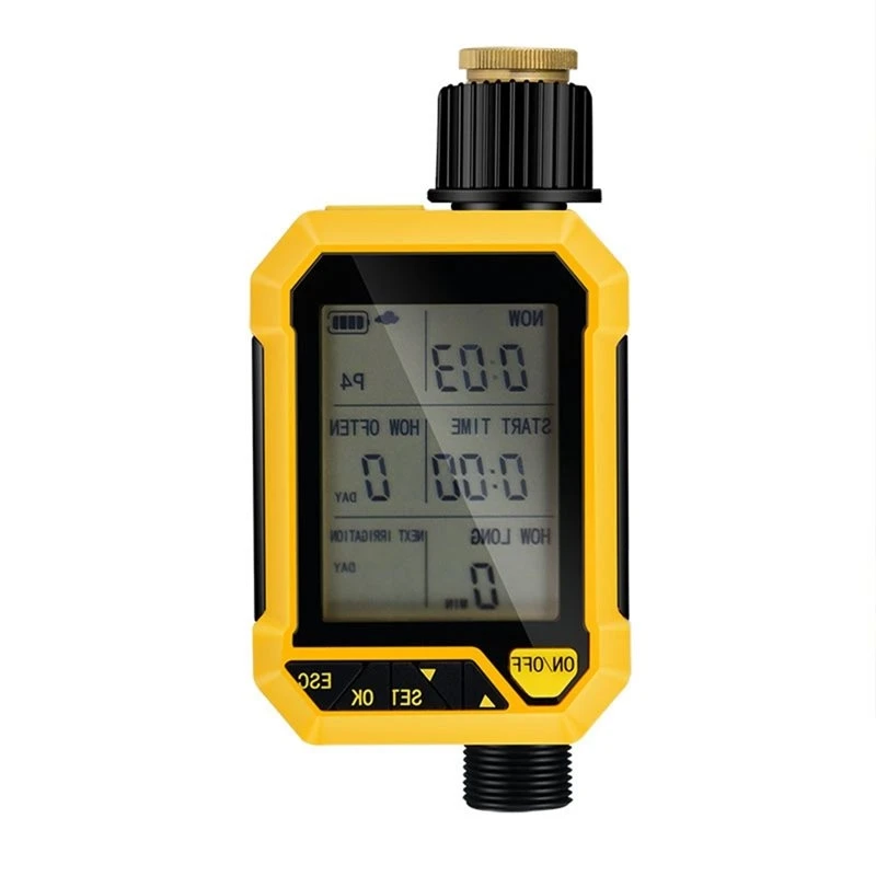 【A10R】1-Way Solar Irrigation Timing Controller Programmable Timed Water Valve Automatic Irrigation System Outdoor Water Timer