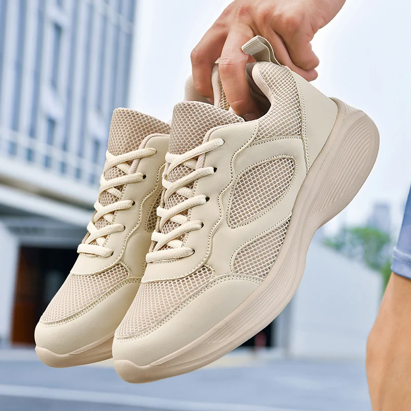 New Lightweight Men Women Casual mesh Sneakers Non-slip Breathable Male Outdoor Running Shoes Lace Up Soft Sport Shoes