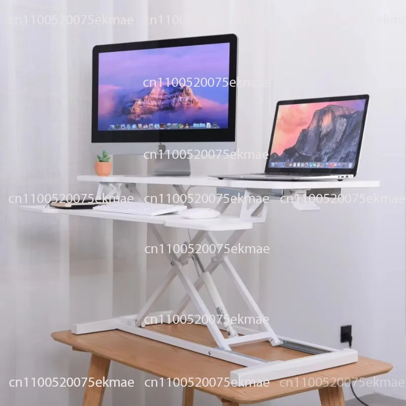The highest quality office folding height adjustable standing desk desktop ergonomic sitting workstation desk laptop