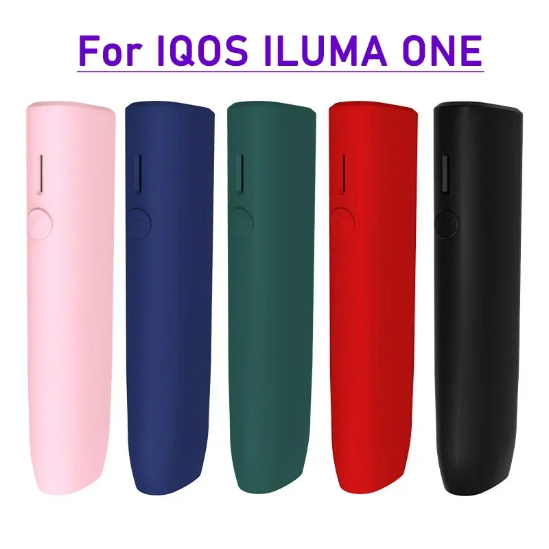 New 5 Colors Silicone Cover for IQOS iluma One Anti-drop Case Full Protective Cover for IQOS iluma One Replaceable Accessories