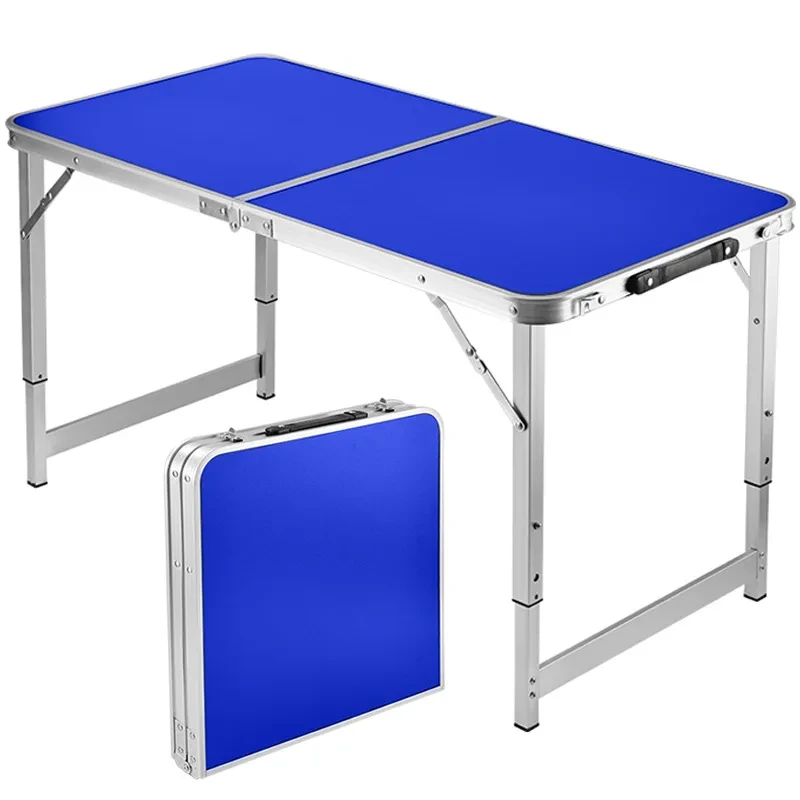 Outdoor Folding Table Camping Night Market Stall Portable Table Camping Barbecue Table Aluminum Alloy Study Table Wholesale New