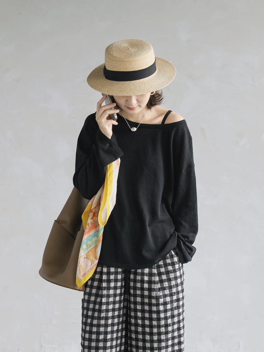 

Women's round Neck Knitted Sweater UPW Yarn Double Sided Wear Open Cardigan Design Summer Loose Fit Long Sleeve Cotton Linen ...