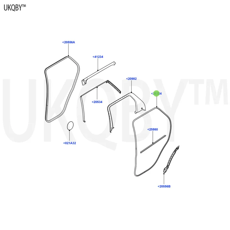 La nd Ro ve r Di sc ov er y Sh en xi ng 2015 LR058551 Gasket  LR058551  LR058544  LR058545  LR058552