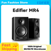 Edifier MR4 2.0 Speakers Studio Monitor (42W RMS) Class-D Amplifier Built-in DSP Wooden Enclosure TRS Balanced/AUX/RCA Inputs