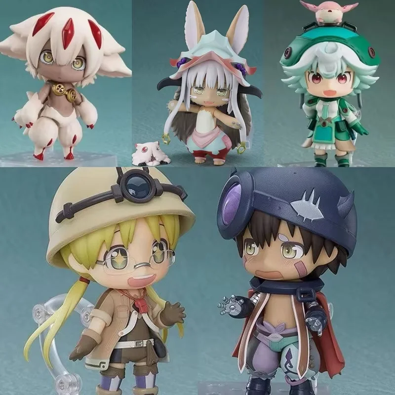 

10cm Made In Abyss Prushka Faputa Riko Reg Nanachi Mitty Gankimasu Tsuri Anime Action Figure Collection Trendy Toy Birthday Gift