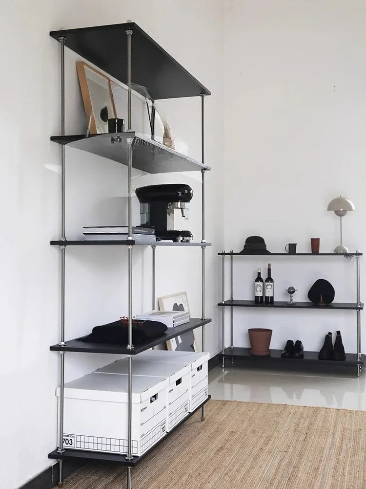 Kitchen crevice rack Floor-to-ceiling multi-layer shelf Multifunctional underground storage room Balcony utility rack