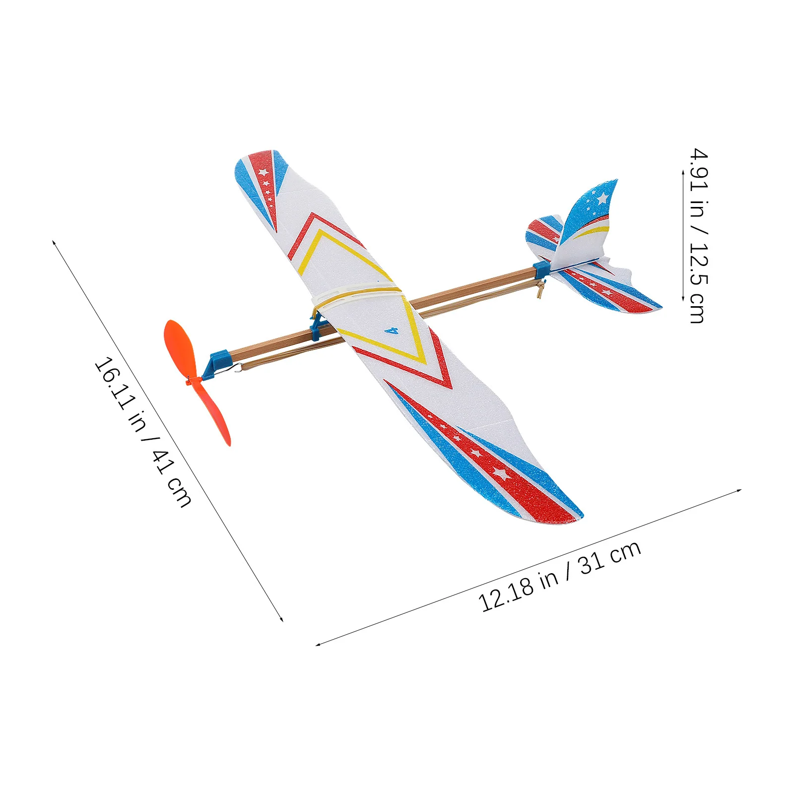 Set di 5 Aeroplani a Vento Fai-da-Te, Giocattoli Educativi per Bambini, Aerei Volanti Fatti a Mano, Set di Attività per Bambini, Colori Vivaci, Giocattoli Aerei Fai-da-Te