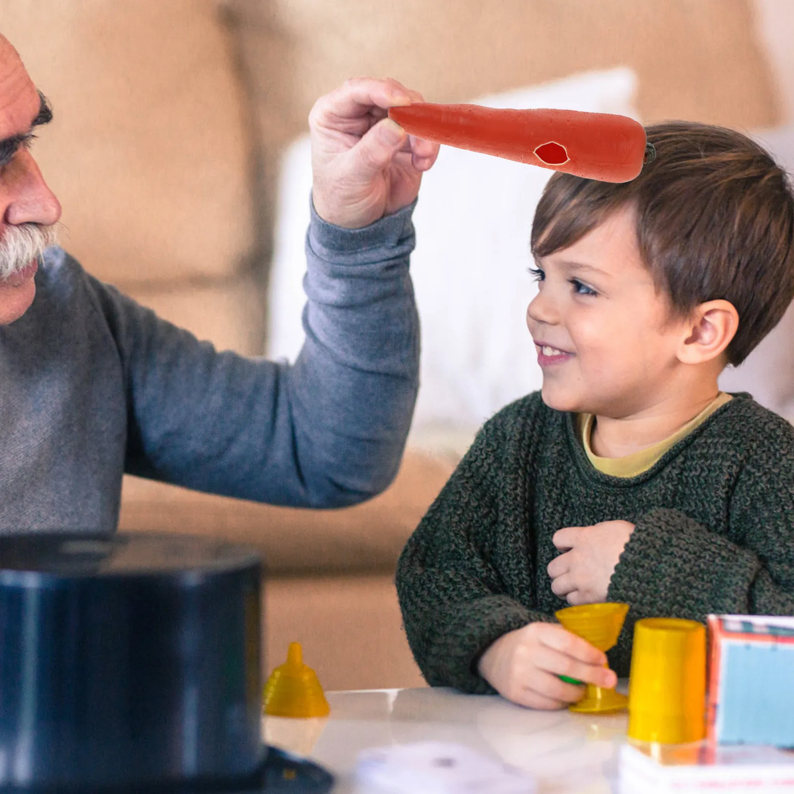 

Складная имитация моркови: реквизит для фокусов, портативная декоративная поддельная морковь для сценических выступлений, магических трюков и игр
