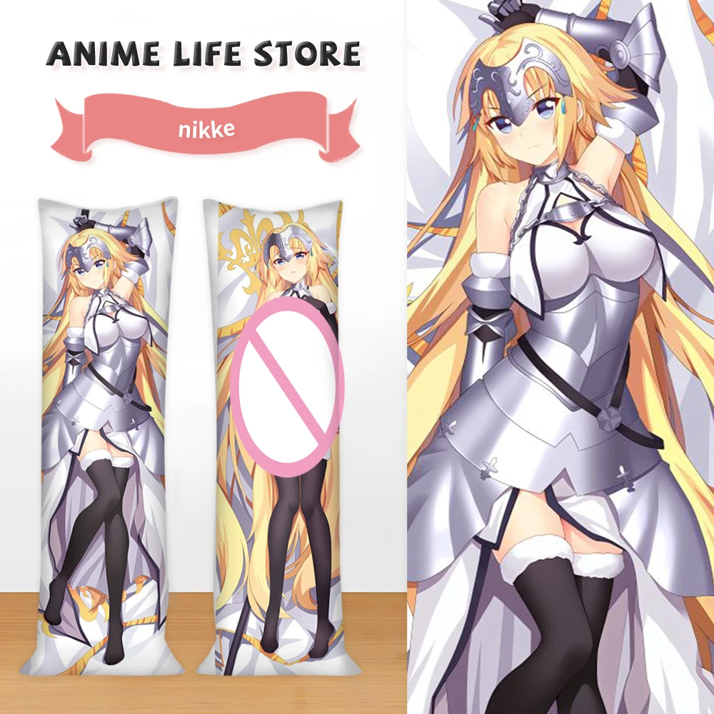 Anime Fate/Grand Order Joan of Arc Long Dakimakura Pillowcase Double-Sided Printed Pillow Cover Otaku Bedding Cushion Covers