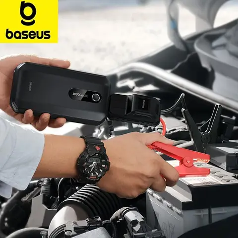 Baseus 자동차 점프 스타터 시작 장치 1000A Jumpstarter 자동 버스터 비상 부스터 12V 자동차 점프 시작 보조베터리 10000mAh