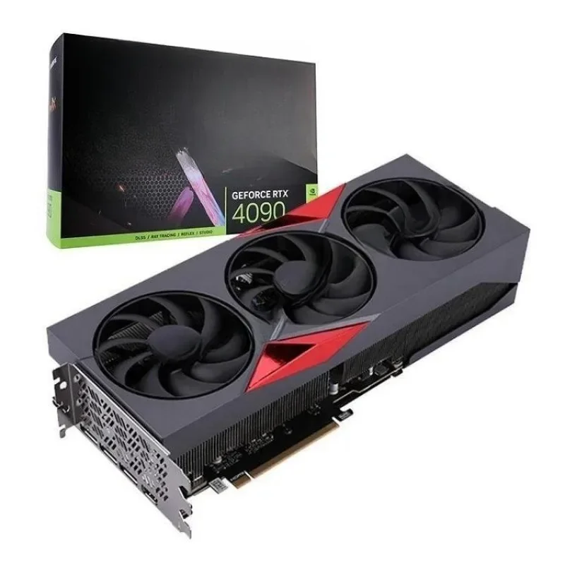 Игровая видеокарта GeForce RTX 4090 24 ГБ DDR6X 384 бит с графическим процессором для ПК
