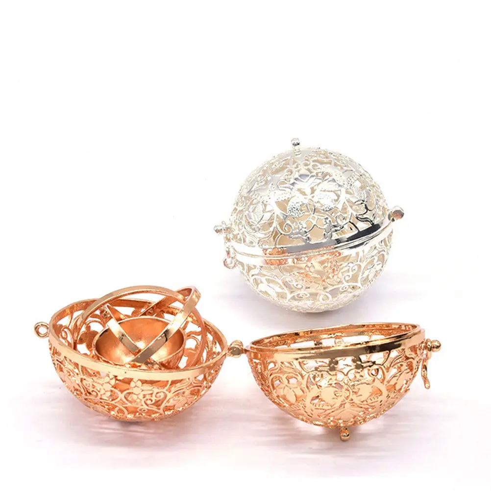 

Открывающийся медный кулон-футляр для мини-флакона духов, 48 см, подвесной диффузор, шарм, аксессуар для украшений своими руками, подарок для нее