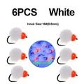 6 piezas blancas