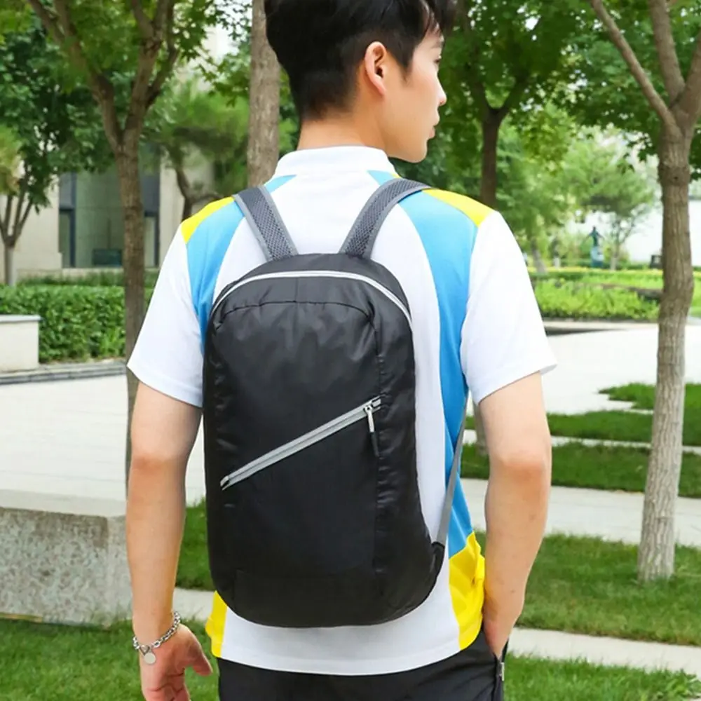 الرجال النساء للجنسين المشي لمسافات طويلة في الهواء الطلق مقاوم للماء التخييم طوي الرجال على ظهره المرأة خفيفة الوزن حقيبة نايلون حقيبة السفر الصغيرة