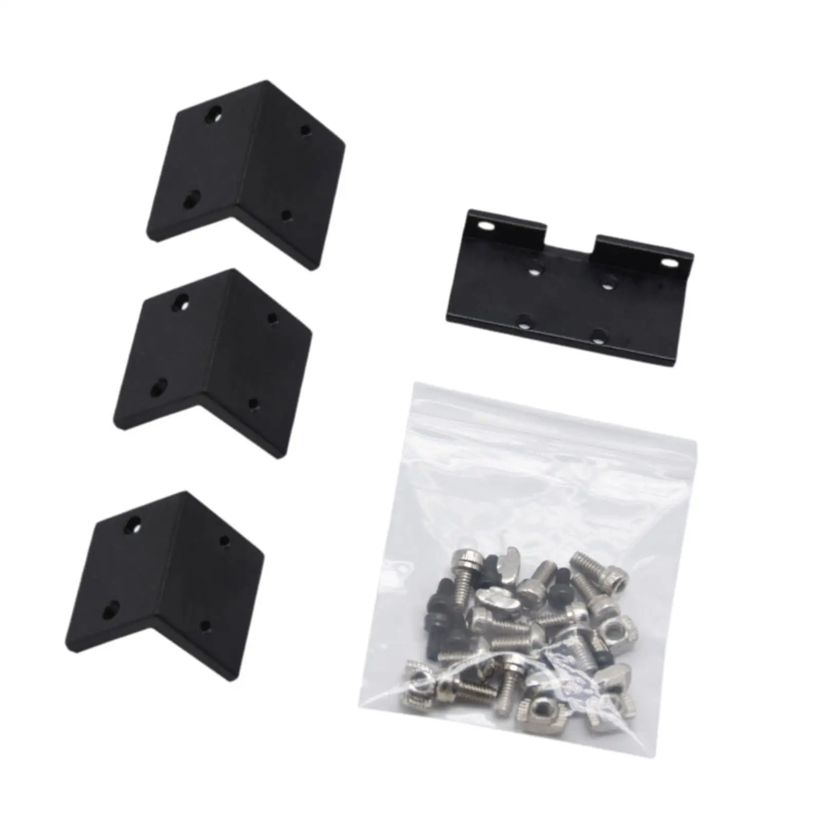 Backplane Fixing Seat Support Brackets Set Upgrade Professional Replacement Sturdy Metal 3D Printer Parts for Ender-3 Pro V2