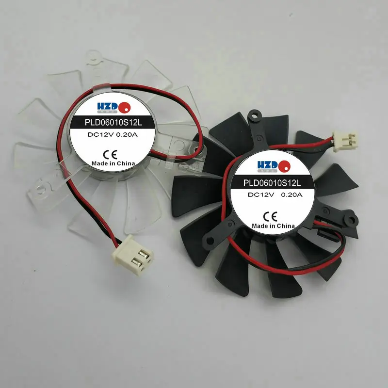 PLD06010S12L 12V 0.20A graphics card fan diameter 55mm pitch 39mm Laptop heat skin