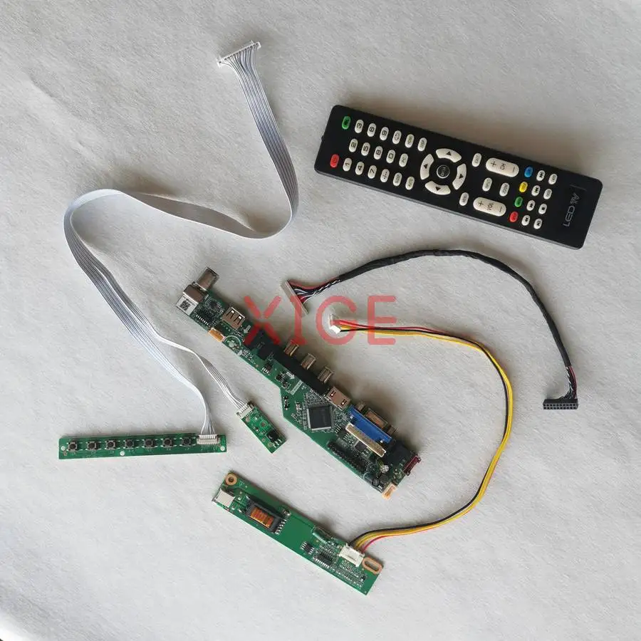 

For B121EW05 B121EW03 B121EW01 B121EW02 Screen Drive Controller Board DIY Kit 1280x800 USB+AV+VGA+HDMI 1CCFL 20Pin LVDS 1280*800