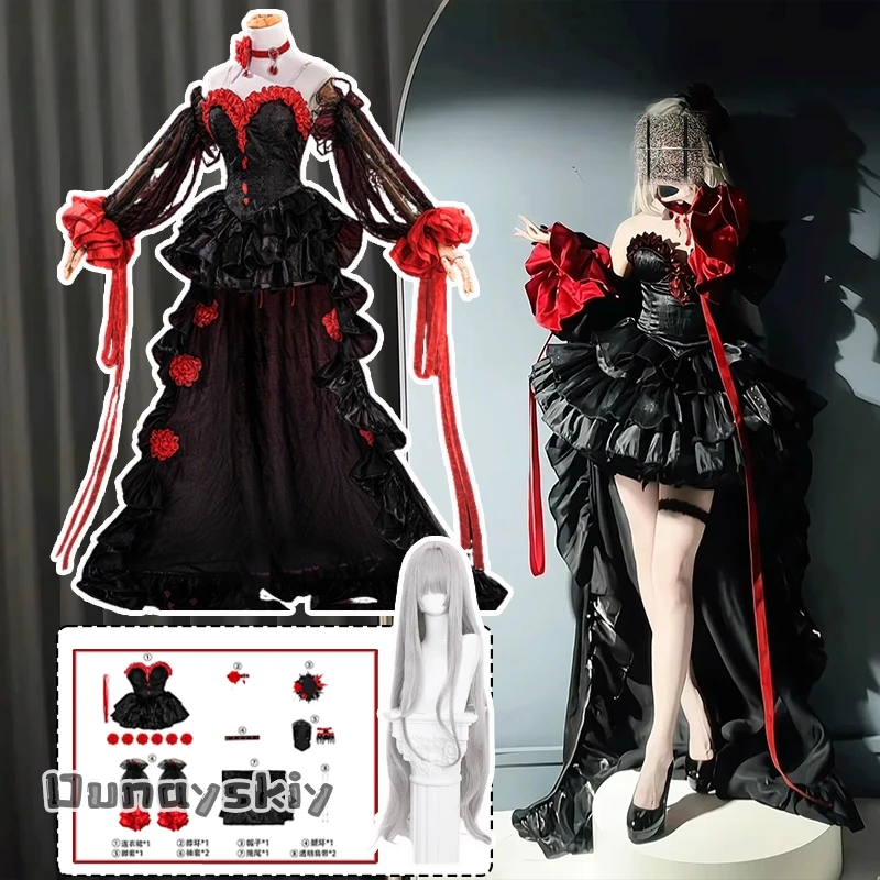 

Game Path to Nowhere MBCC-S-053 Cosplay Costume{Dunayskiy States}Vintage Gothic Lolita The Bleeding Tone Behind Disguise Women