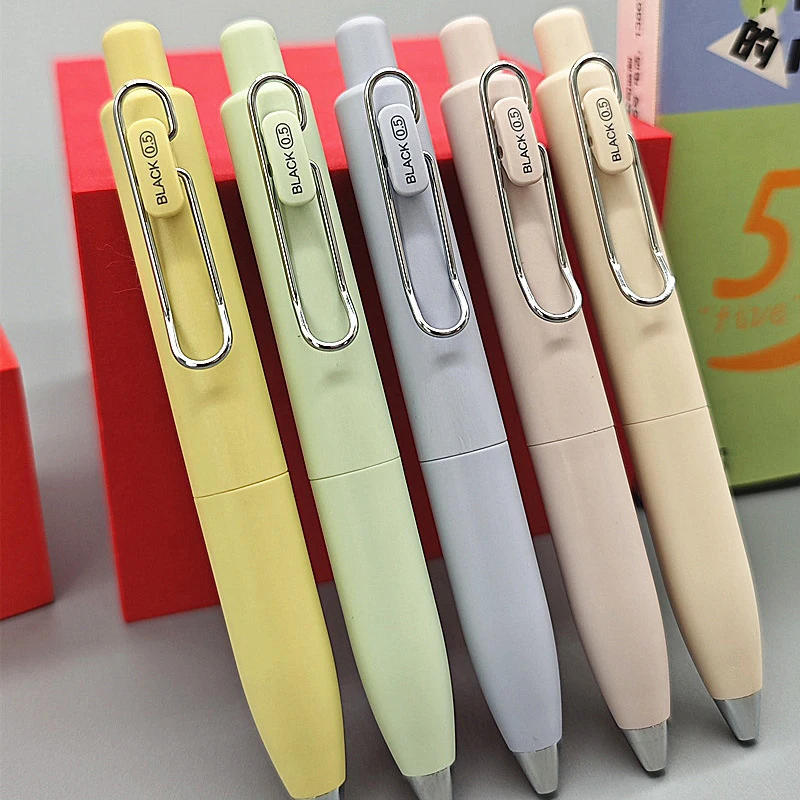 5 Teile/satz Tragbare Mini 0,5mm Kern Kurze Tasche Stift Neutral Stift Nette Carbon Stift Langlebig Kugel Spitze Stift Studenten schule Liefert – Detail 13