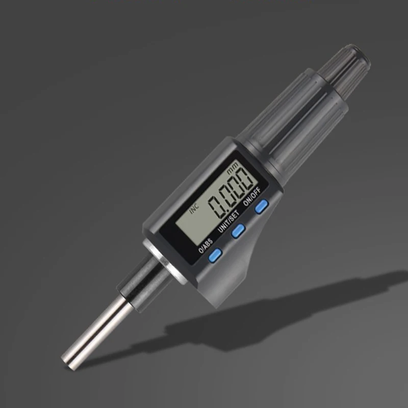 digital Micrometer Head 0-25mm 0.001mm Measure Tool With Knurled Adjustment Knob counter Micrometer Head 0.01mm