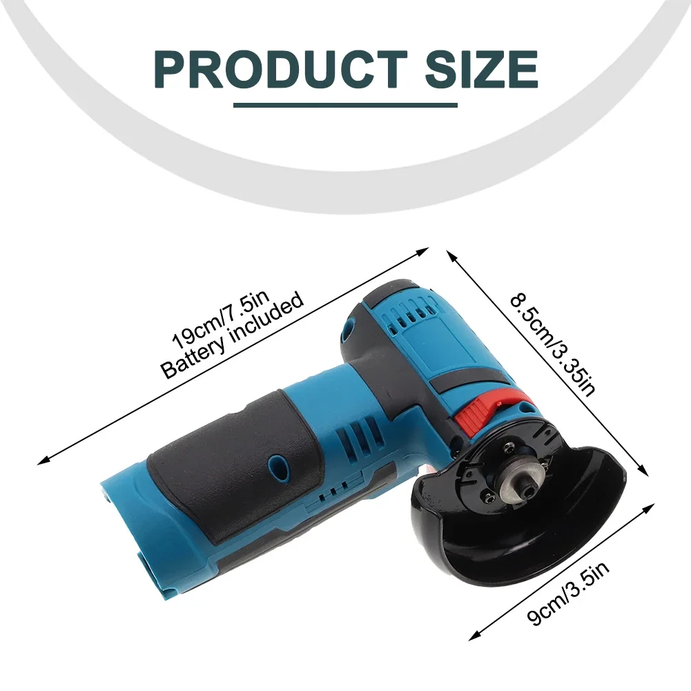 

Portable & Rechargeable Angle Grinder Cutting Tool Consists of Hundreds of Teeth for Efficient Material Removal