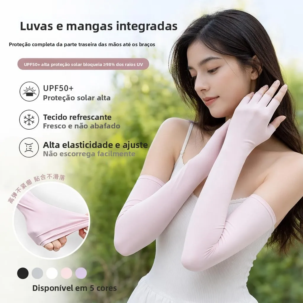 women's-integrated-ice-silk-sleeve-covers-with-gloves-outdoor-cycling-uv-protection-anti-slip-driving-arm-protector