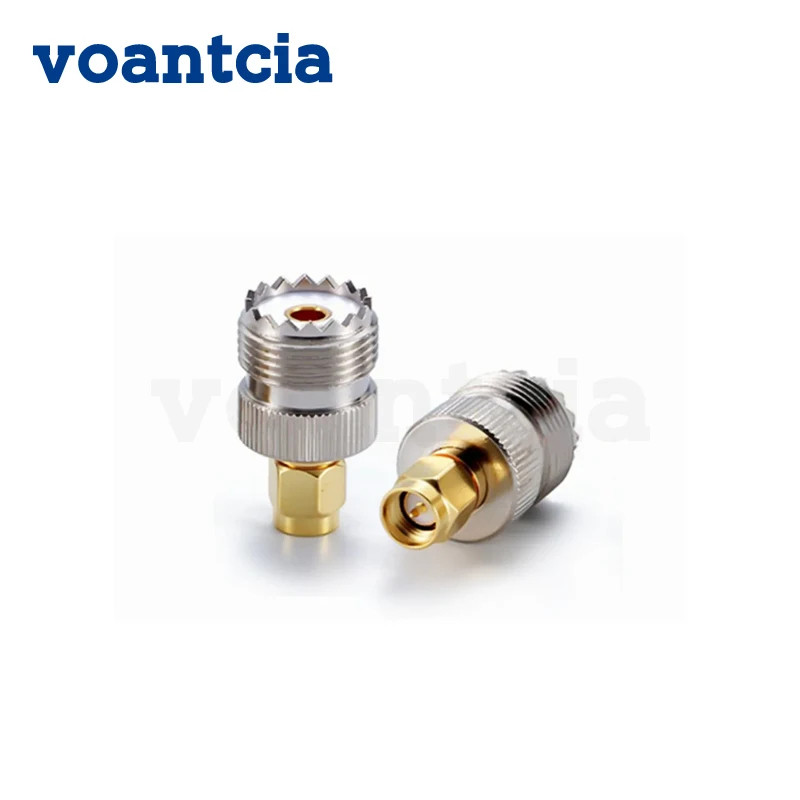 

SMA-Male SMA Male to UHF Female SO239 PL259 Connector RF Coaxial Coax Adapter For YAESU Car Radio Walkie Talkie Antenna