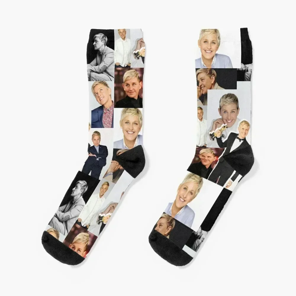 

Ellen DeGeneres Socks ankle christmas gift bright garter christmass gift Women's Socks Men's