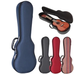 21 Inch Soprano Ukulele Bag Case EVA Hard Box Lightweight Pressure Proof Colourful Portable Backpack Ukelele Gig Bag