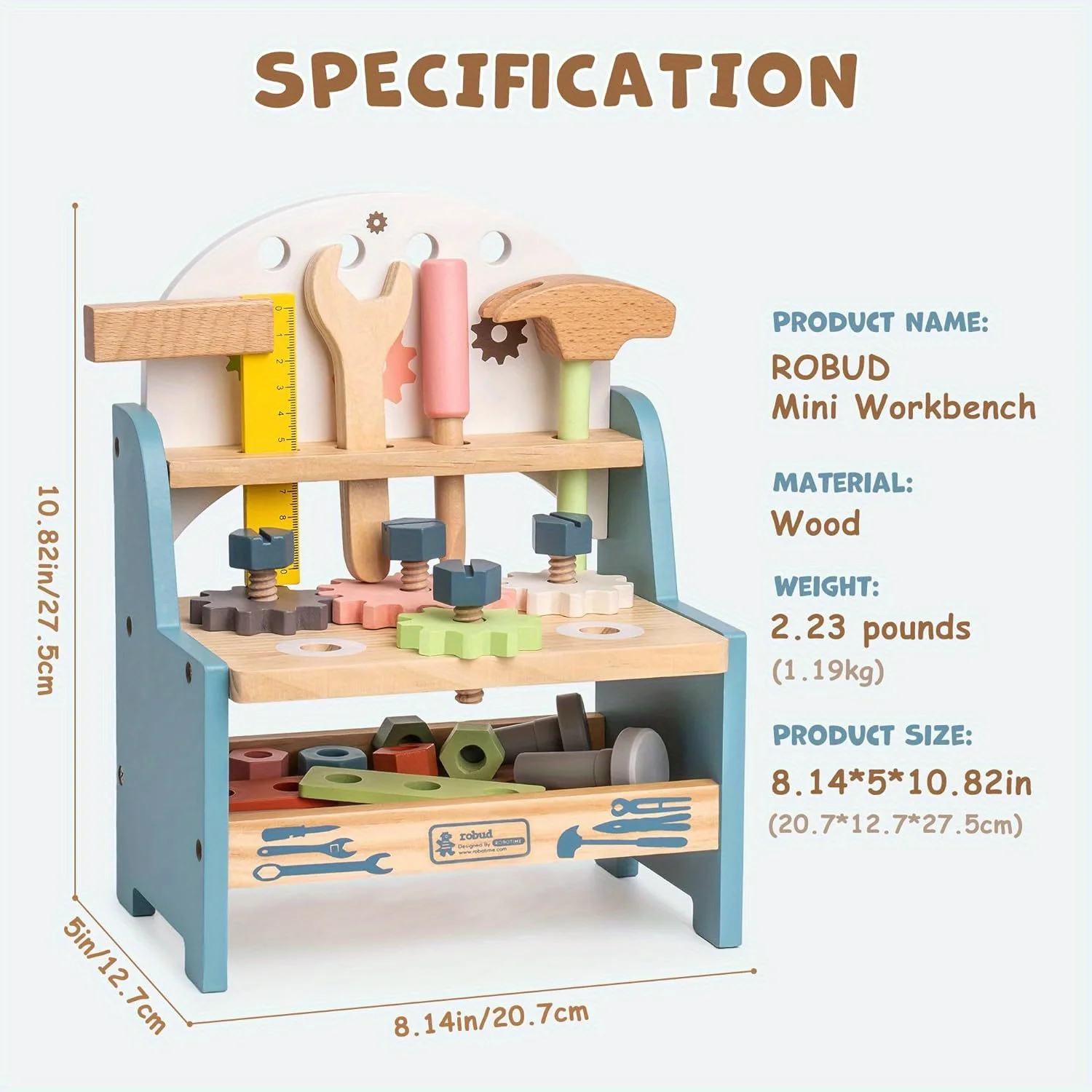 Combinazione di smontaggio e assemblaggio del dado della casa dei giochi per bambini tavolo degli attrezzi in legno formazione di coordinazione occhio-mano puzzle sviluppo