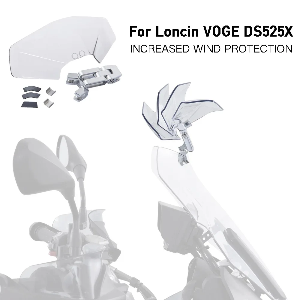 

Для Loncin VOGE DS525X мотоциклетная лампа Регулируемый удлинитель ветрового стекла DS 525X 525 DSX DS525 2022 2023