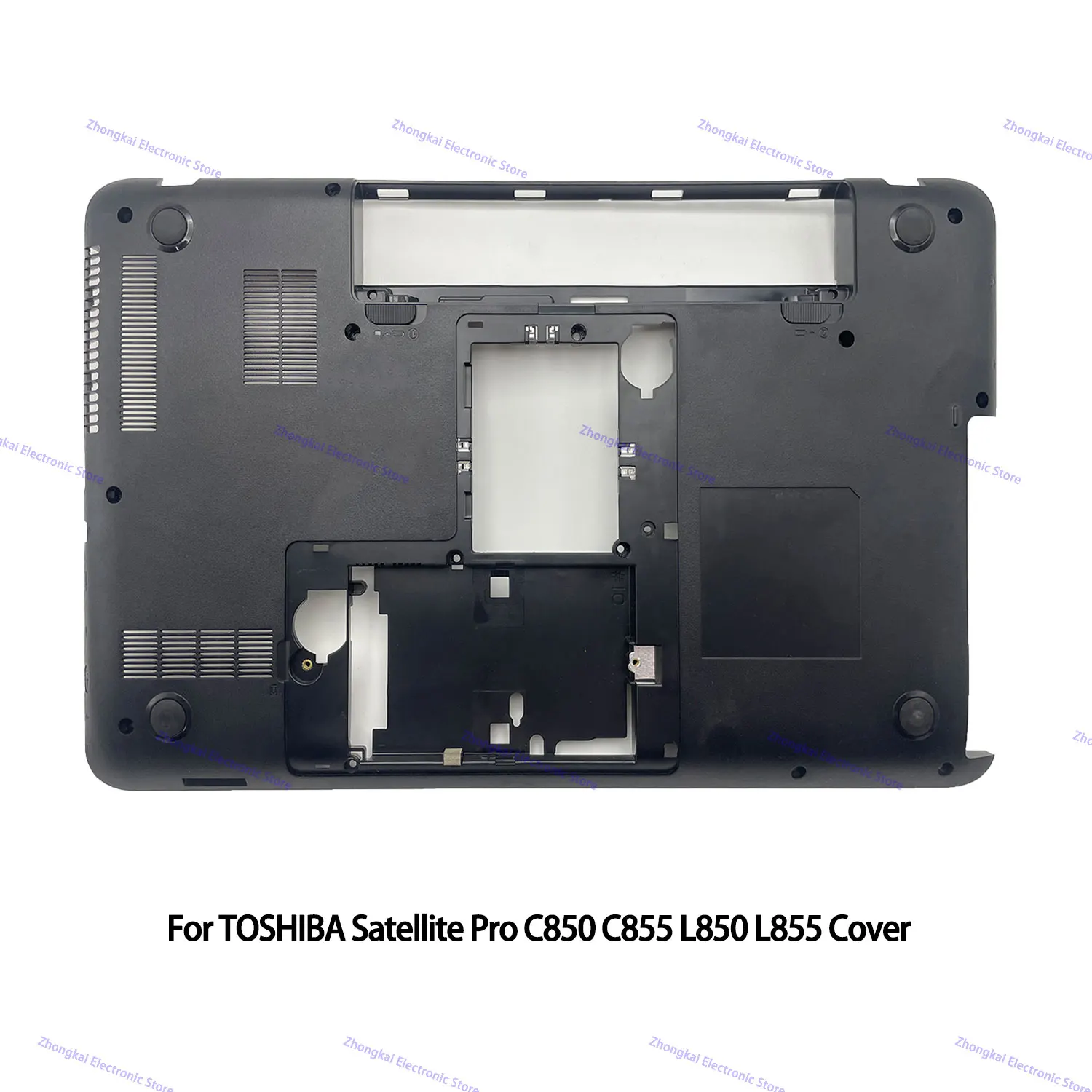 Imagem -05 - Original Laptop Lcd Back Case Moldura Palmrest Tampa Inferior Base Apto para Toshiba Satellite L850 L855 V000271410