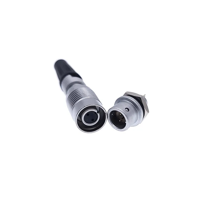 YC6-Aviation conector com sensor push pull, IP65 mini conectores circulares, 3Pin, 6mm, 2P, 3P, 4P, 5P, 2pcs