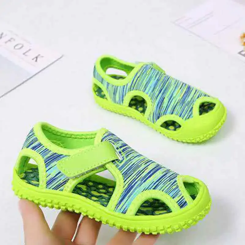 

Arrival Children's Closed-Toe Sporty Beach Sandals and Boys' Water Shoes 2025 Spring and Summer New Girls' Sandals