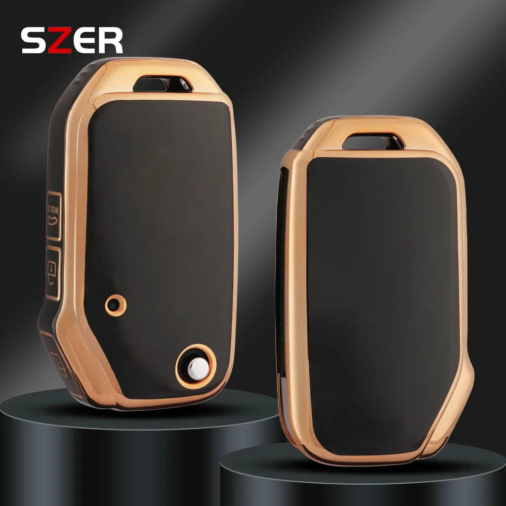 Fashion TPU Car Flip Key Case Cover Shell For Kia Sportage Ceed Xceed Sports K5 Seltos 2019 2020 2022 2023 Accessories