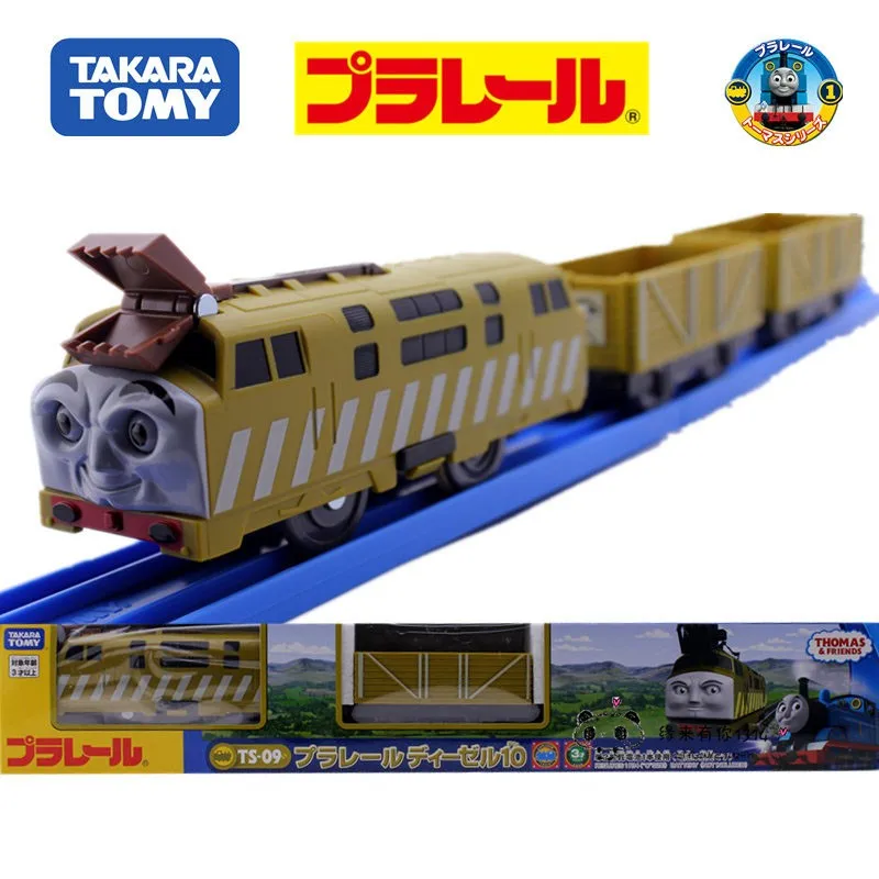 TAKARA TOMY Triebwagen Purolu Road Set Thomas und seine Freunde TS-09 Zug, Lernspielzeug für Kinder, ein Weihnachtsgeschenk für Freunde.