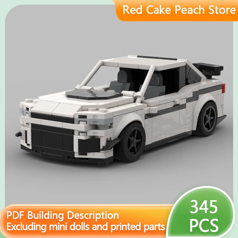 

Модель скоростного гоночного автомобиля MOC, строительные кирпичи ZL1, белый спортивный автомобиль, модульная технология, детские праздничные подарки, сборка игрушек, костюм