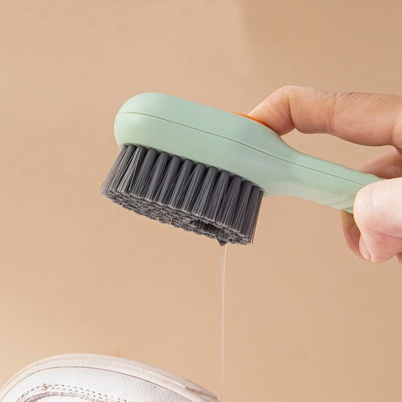 Automatic Liquid Adding Cleaning Brush Gadget Set Multifunctional Liquid Shoe Brush Household Soft Bristle Cleaning Brush