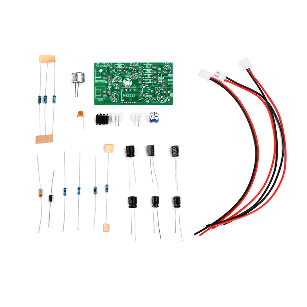DC9-15V monitor Audio wzmacniacz mikrofonowy pokładzie mikrofon hi-fi Pickup moduł DIY kolektor redukcji szumów