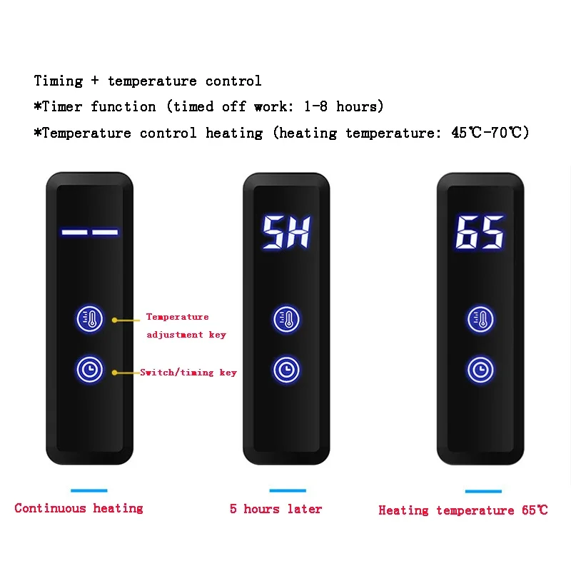 ชั้นวางผ้าขนหนูไฟฟ้า 304 สแตนเลสจับเวลา/อุณหภูมิควบคุมอุ่นราวผ้าเช็ดตัว 450*600*110 มม.ผ้าเช็ดตัวอุ่น 110 V/220 V