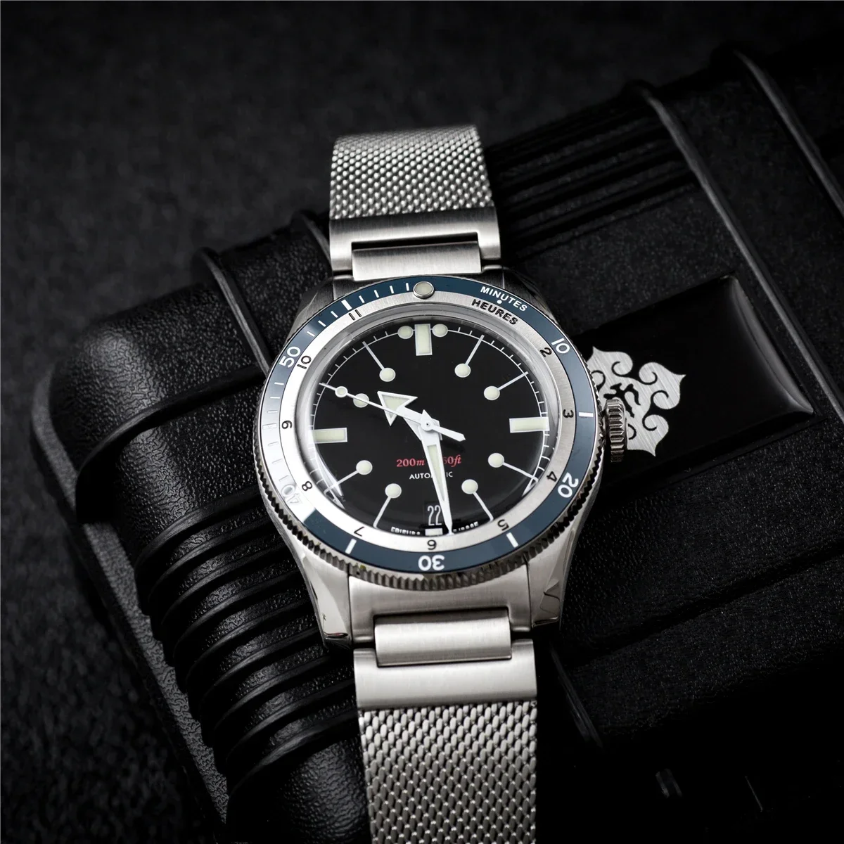 IPOSE IX&DAO 5303 GMT Watch 2023 New Men\'s Automatic Mechanical Watches PT5000 Stainless Steel Sapphire Classic Vintage Diver